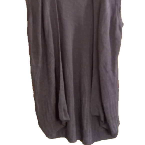 verve ami cardigan womans size medium gray open front casual - Picture 3 of 3